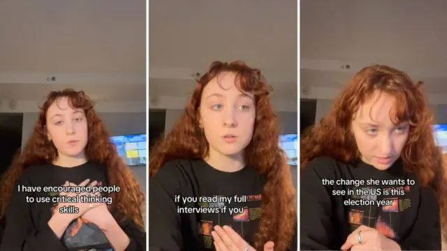 Screenshots from Chappell Roan’s statement video