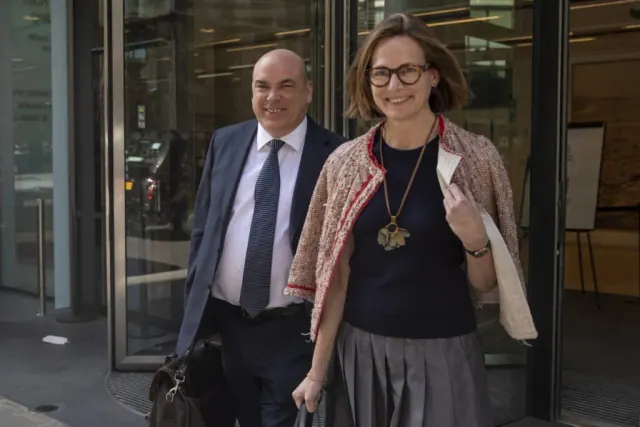 Mike Lynch outside the Rolls Building in London in June 2019