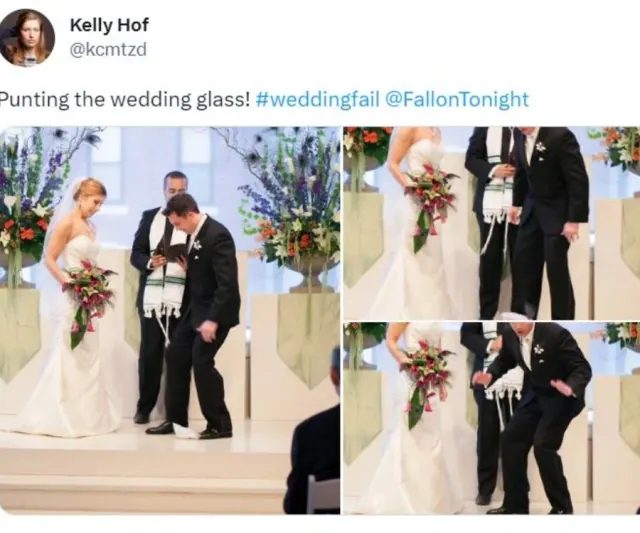 Archived Kelly Hof post under @kcmtzd with a sequence of an attempted glass-breaking step