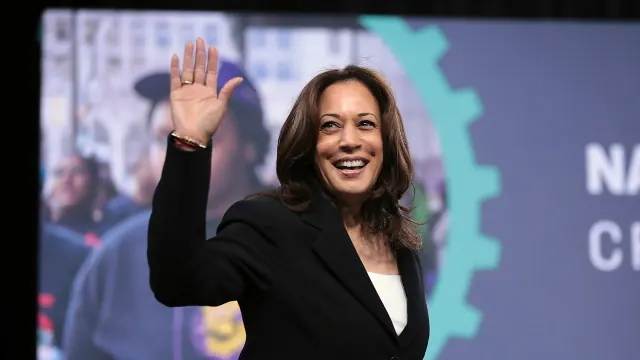 Kamala Harris at a 2019 forum in Las Vegas