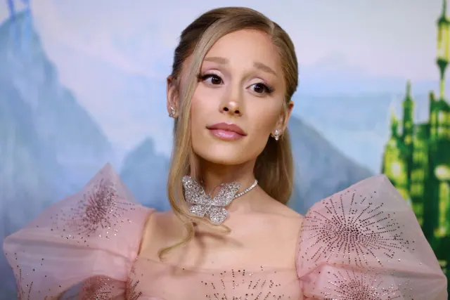Ariana Grande attends the "Journey Through Oz" Tour to celebrate the Australian premiere of "Wicked" at State Theatre on November 03, 2024 in Sydney, Australia.