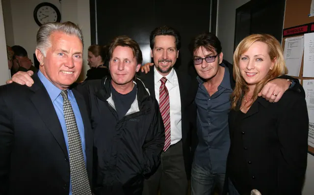 Martin Sheen with members of the Estevez and Sheen family at an event