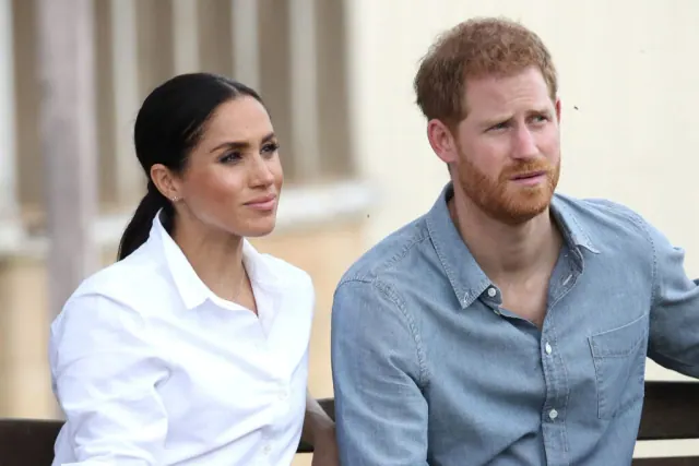 Harry and Meghan during a 2018 visit in Dubbo, Australia