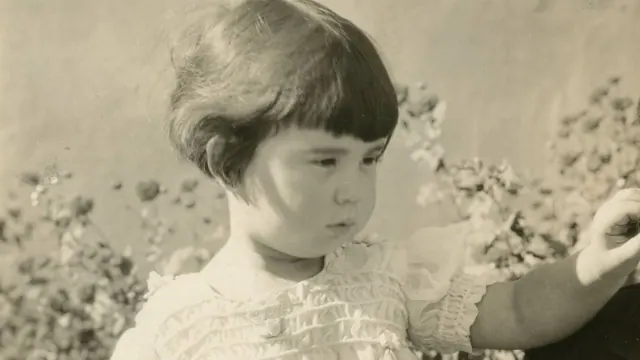A photo of a young Diana Serra Cary in 1923.
