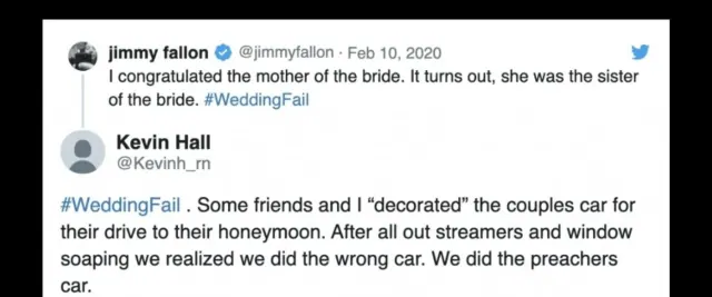 Archived Kevin Hall reply describing decorations placed on the preacher’s car by mistake