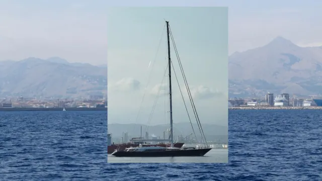 A collage of Bayesian and a Palermo coastal background