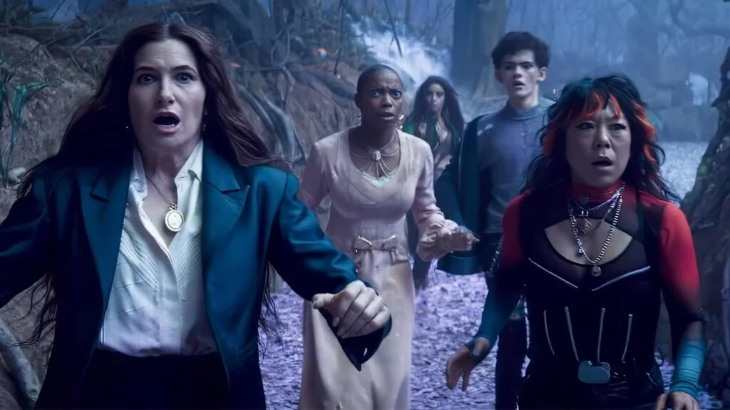 The cast of "Agatha All Along" on the Witches