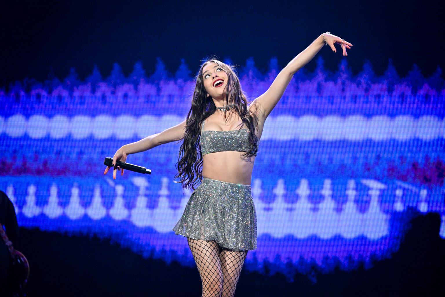 DUBLIN, IRELAND - APRIL 30: Olivia Rodrigo performs live at the 3 Arena on April 30, 2024 in Dublin.